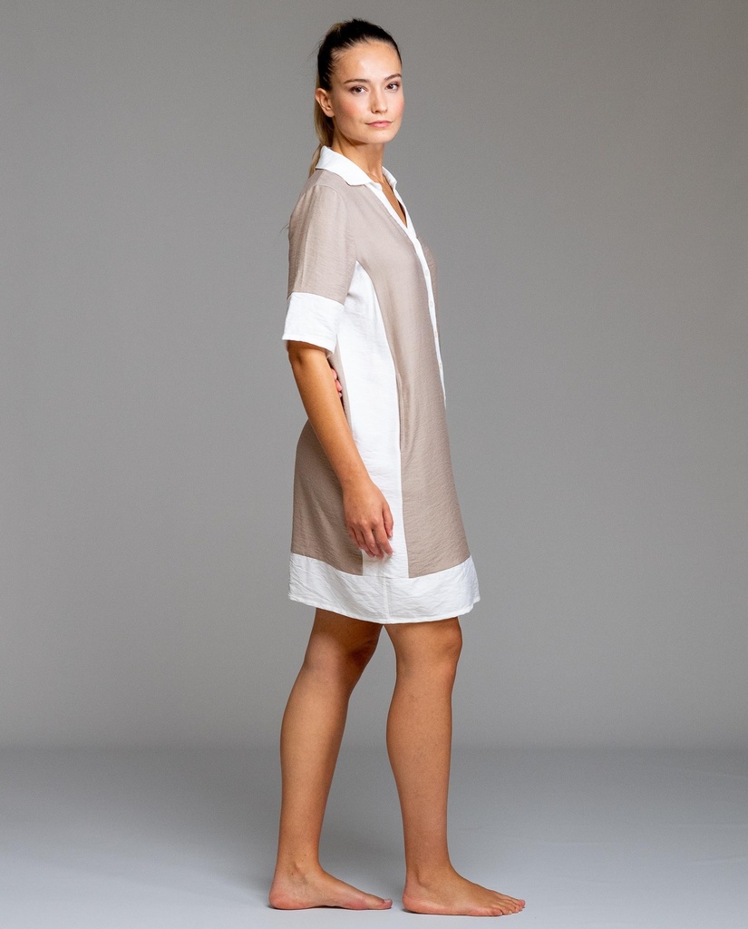 Vestido De Manga Corta EGATEX