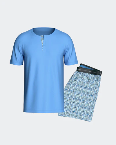 Pijama De Chico Corto En Algodón IMPETUS, IM1513P0700