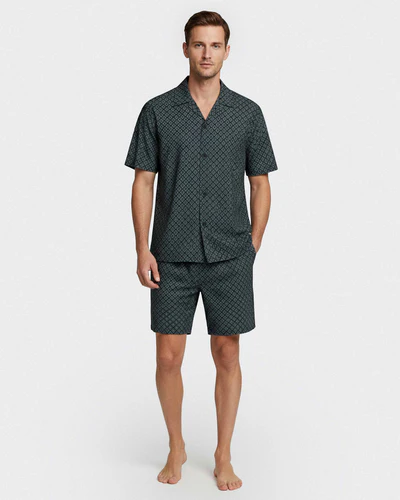 Pijama Abierto De Chico Corto En Lyocell IMPETUS, IM1517P1400