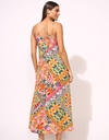 Vestido Largo Estampado De Tirantes Lidea L3062