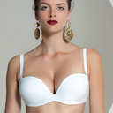 Sujetador Sin Tirantes Push Up Escote Corazón LUNA Relleno Extraíble
