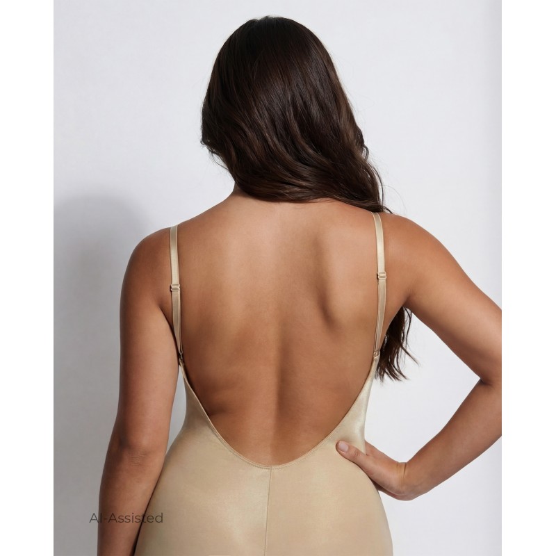 Body Escote Delante Y Detras Con Pierna SELMARK Curves