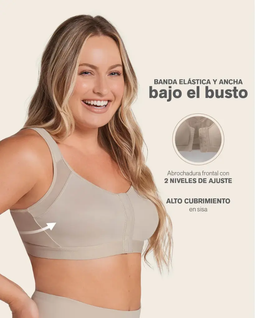 Sujetador Facilitador De Postura Con Reducción De Volumen Del Pecho Multi/Functional 