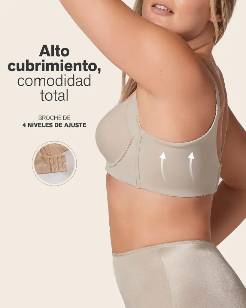 Sujetador Reductor Con Espalda Super Ancha LEONISA 
