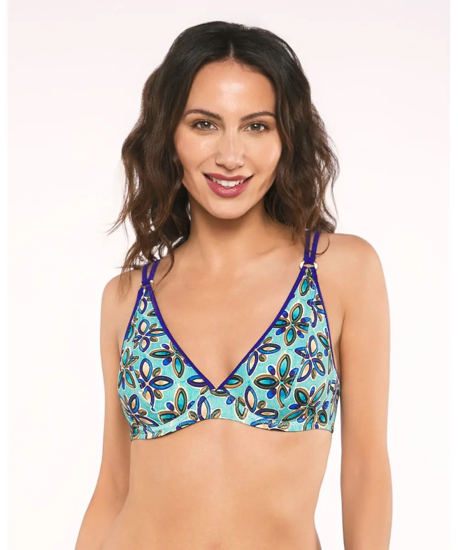 Bikini Parte De Arriba Con Aro Y Con Foam Gina RED POINT