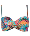 Bikini Parte De Arriba Bando Con Foam Ajustable, RED POINT Abby