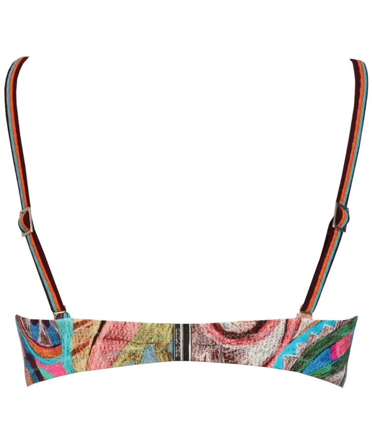 Bikini Parte De Arriba Bando Con Foam Ajustable, RED POINT Abby
