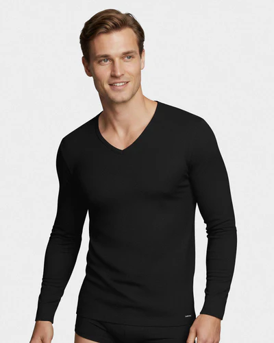 Camiseta Chico Thermo Manga Larga Cuello Pico IMPETUS