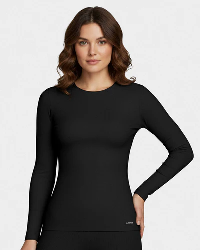 Camiseta Chica Thermo Manga Larga Cuello Redondo IMPETUS