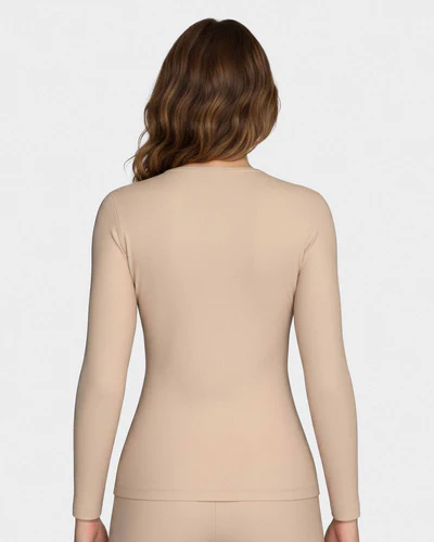 Camiseta Chica Thermo Manga Larga Cuello Redondo IMPETUS