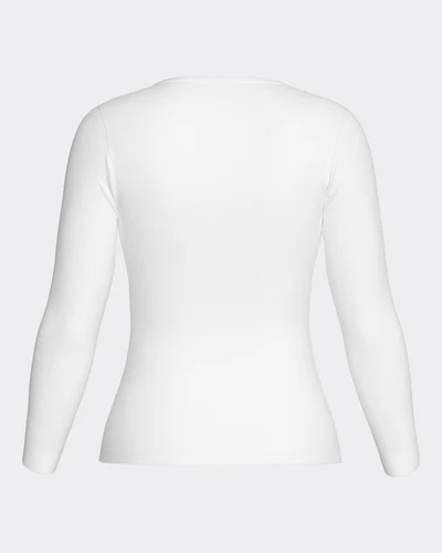 Camiseta Chica Thermo Manga Larga Cuello Pico IMPETUS