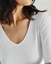 Camiseta Chica Thermo Manga Larga Cuello Pico IMPETUS