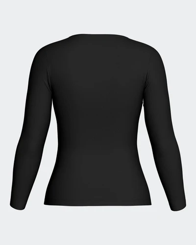 Camiseta Chica Thermo Manga Larga Cuello Pico IMPETUS