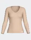 Camiseta Chica Thermo Manga Larga Cuello Pico IMPETUS