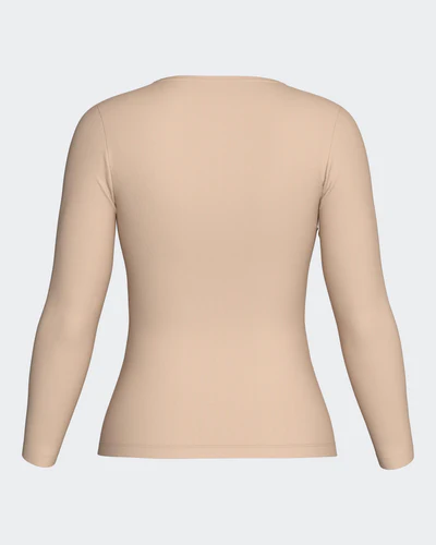 Camiseta Chica Thermo Manga Larga Cuello Pico IMPETUS
