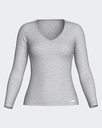 Camiseta Chica Thermo Manga Larga Cuello Pico IMPETUS