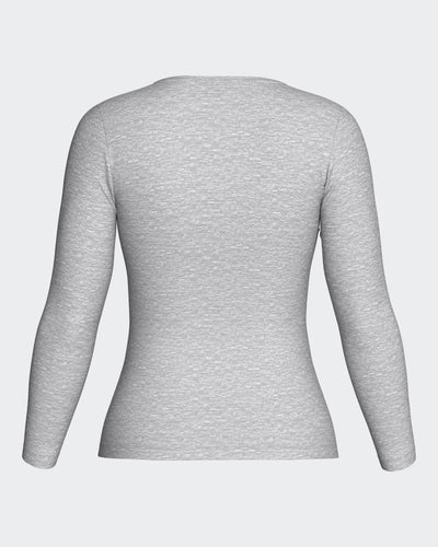Camiseta Chica Thermo Manga Larga Cuello Pico IMPETUS