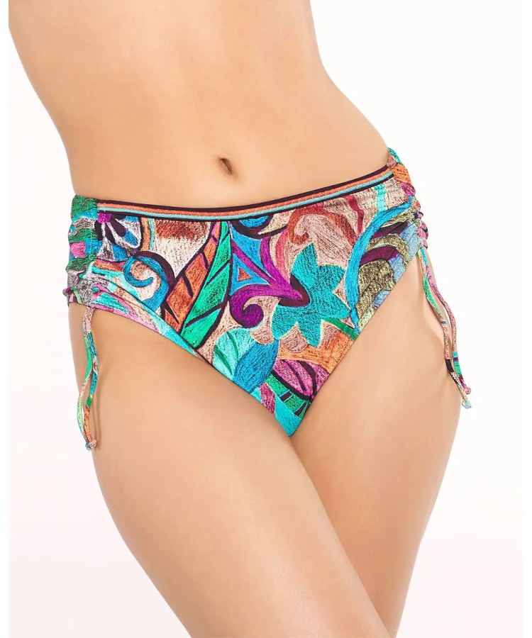 Bikini Parte De Abajo Alta Regulable, RED POINT Abby