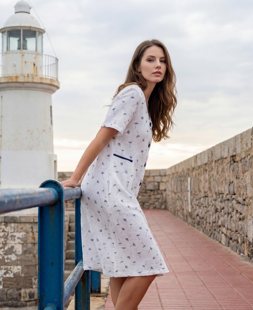 Bata Chica Manga Corta Estamapada EGATEX, 261420