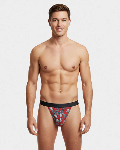 Calzoncillo Tanga Estampada En Lyocell IMPETUS II1141P5200